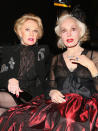 Tippi Hedren and Julie Newmar attend the GLEH Golden Globes Viewing Gala Honoring Julie Newmar held at the Jim Henson Studios on January 13, 2013 in Hollywood, California.