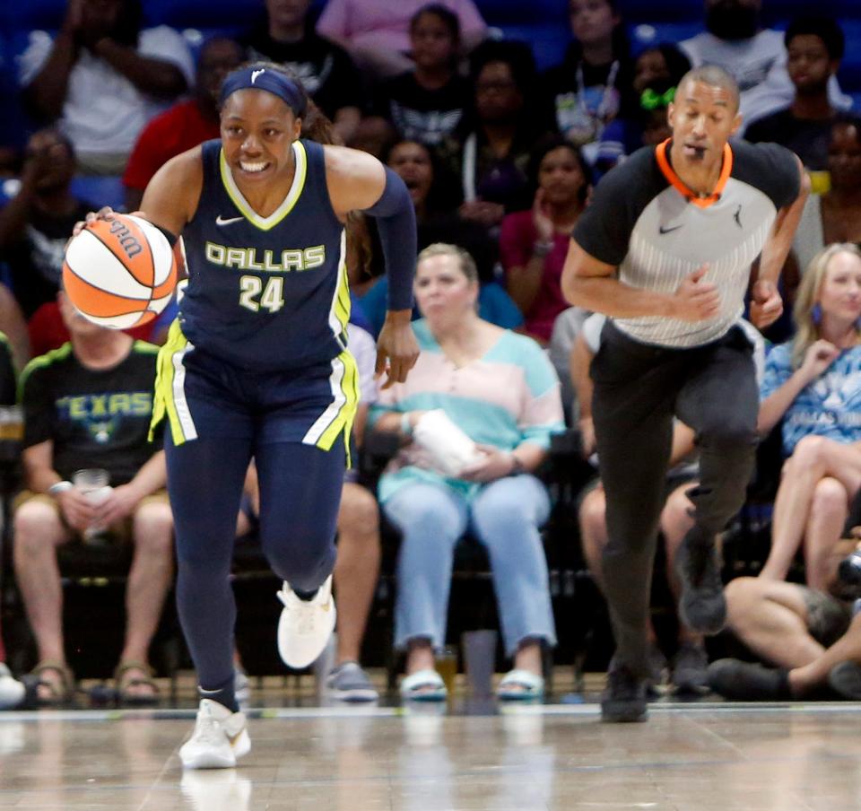 Dallas Wings guard Arike Ogunbowale became an all-star for the second time.