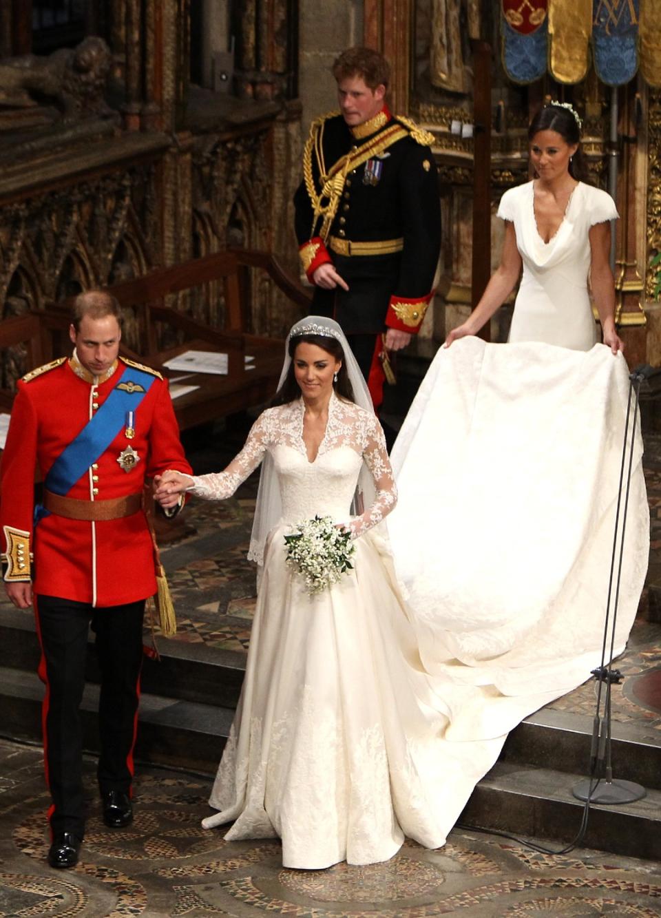 Kate and Pippa at the Royal Wedding, 2011