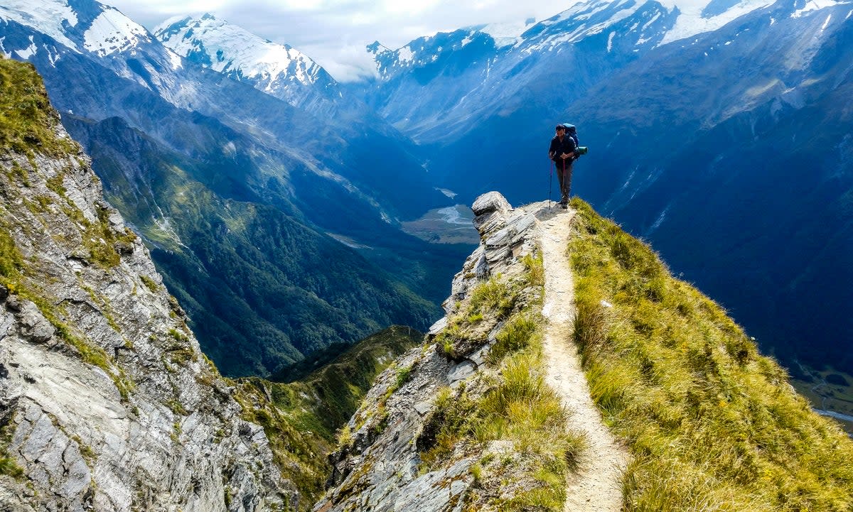 Hike the Cascade Saddle route in the picturesque scenery of Mount Aspiring National Park (Getty Images/iStockphoto)