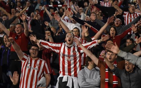 Sunderland fans celebrate - Credit: Getty Images