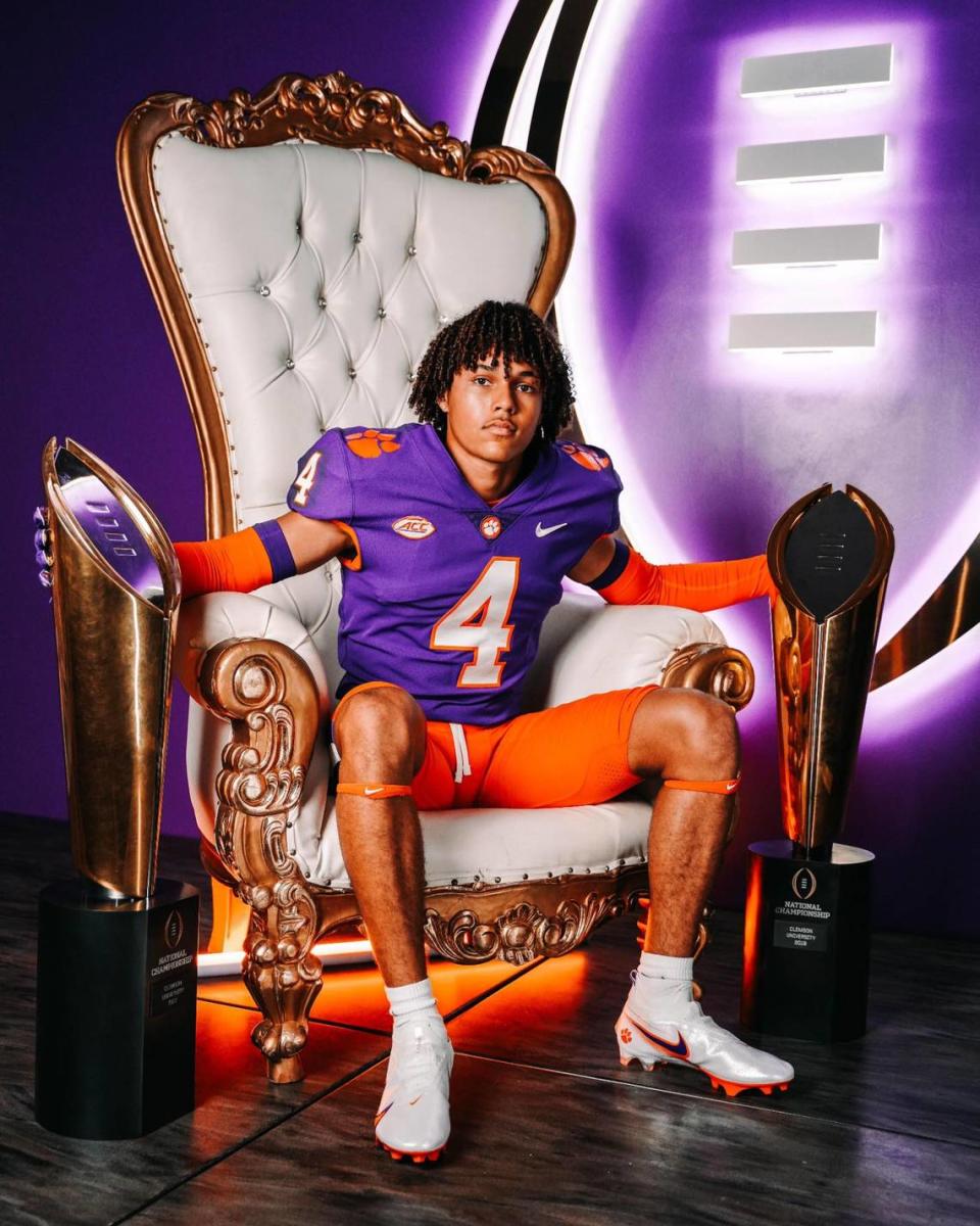 Wichita native Graceson Littleton announced his verbal commitment to Clemson on Wednesday. The four-star cornerback has since moved to Tampa, Fla., but still takes pride in his Wichita roots.