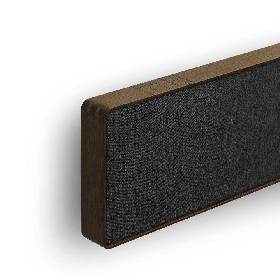 B&O's first soundbar features Dolby Atmos and some high-end design touches. 