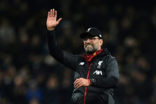 High five: Jurgen Klopp's Liverpool remain on course to win five trophies this season