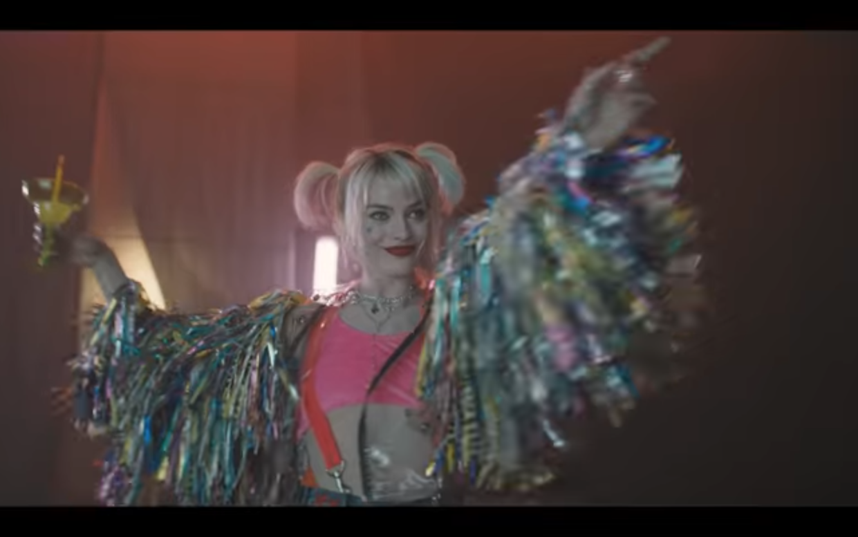 Margot Robbie debuts Harley Quinn’s new look in an early <em>Birds of Prey</em> teaser. (Photo: Warner Bros./YouTube)