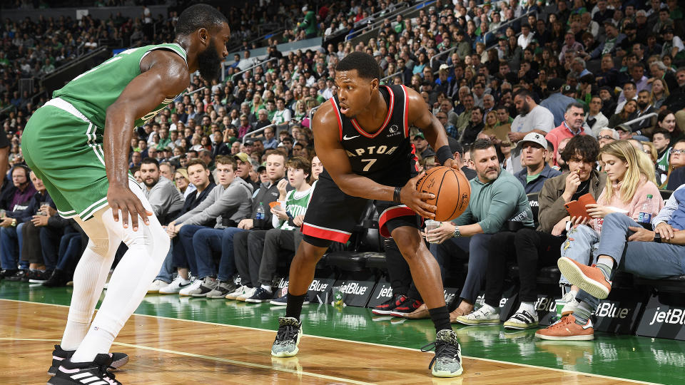 Toronto vs. Boston is the rivalry we desrve. (Photo by Brian Babineau/NBAE via Getty Images)