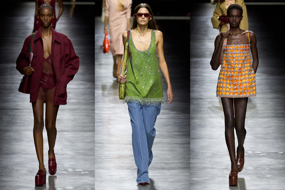 Milan Fashion Week, SS24, Trends, Runway, Shows, Diesel, Sunnei, MM6, Bally, Gucci