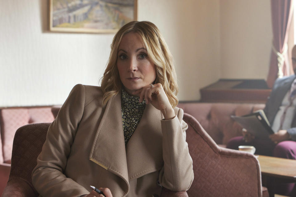 Joanne Froggatt's character is up for local elections. (BBC)