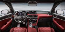 <p>Forward of the rear seats, the G70 Shooting Brake interior is identical to the sedan's.</p>