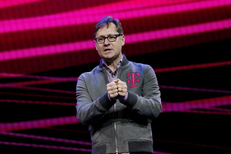 “With this deal T-Mobile can extend the superior Un-carrier value and experiences that we’re famous for to millions of U.S. Cellular customers and deliver them lower-priced, value-packed plans and better connectivity on our best-in-class nationwide 5G network,” T-Mobile CEO Mike Sievert said Tuesday. File Photo By James Atoa/UPI