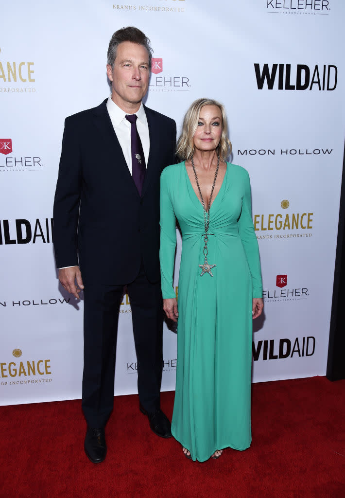 John Corbett and Bo Derek have been together for nearly 20 years. (Photo: Amanda Edwards/Getty Images)
