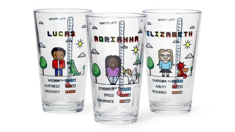 Best Father's Day gifts from daughters: Personalized Retro Gamer Pint Glass