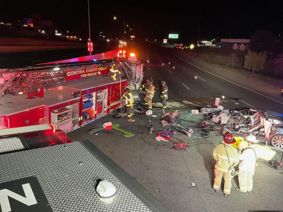 Tesla Driver Killed After Crashing into Firetruck in Calif.