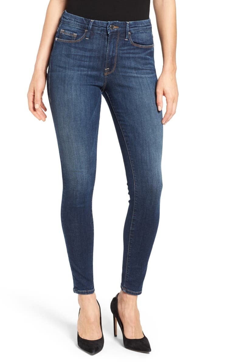 <strong>The Verdict</strong>: <a href="https://fave.co/38yptYZ" target="_blank" rel="noopener noreferrer">Good American Good Legs High Rise Skinny Jeans</a><br /><strong>The Reviews</strong>: 184 reviews, 5-star rating<br /> <strong>Sizes and Fits</strong>: 00 to 24, Short, Regular, Long<br /> Find them at <a href="https://fave.co/2sRZ5dz" target="_blank" rel="noopener noreferrer">Nordstrom</a>&nbsp;and&nbsp;<a href="https://fave.co/38yptYZ" target="_blank" rel="noopener noreferrer">Good American</a>