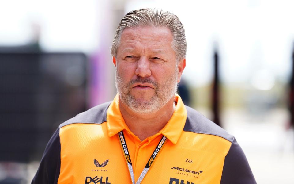 Zak Brown says the new changes will give the team a good platform for future seasons - PA/David Davies