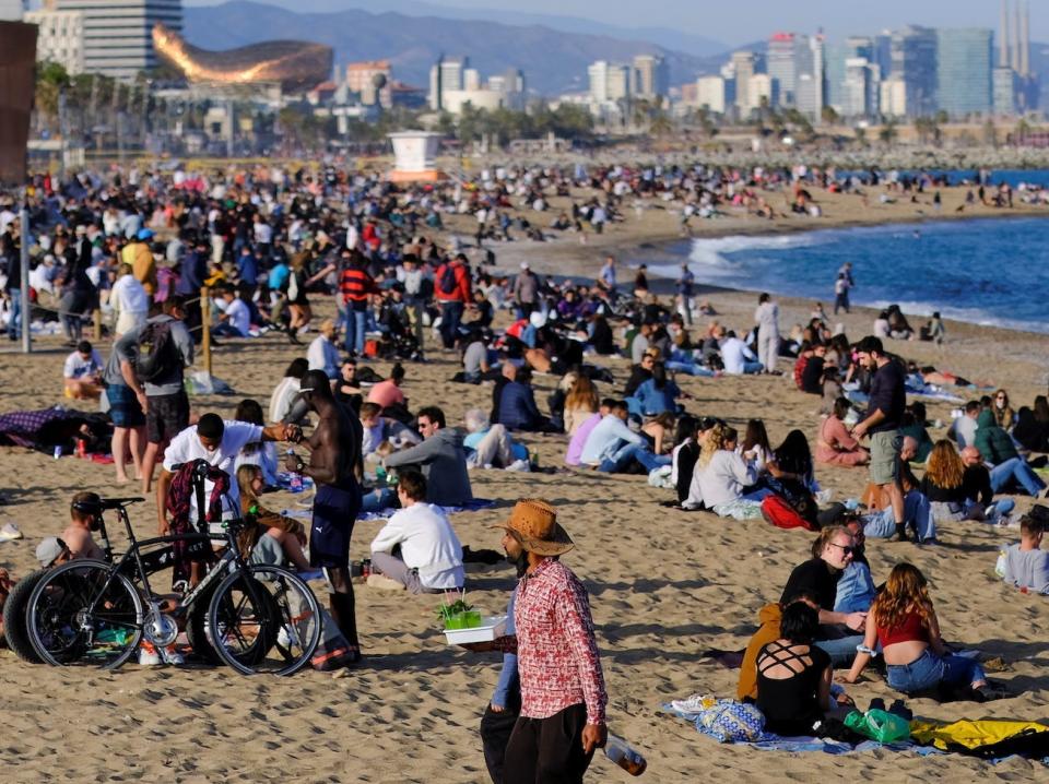 Barceloneta beach spain