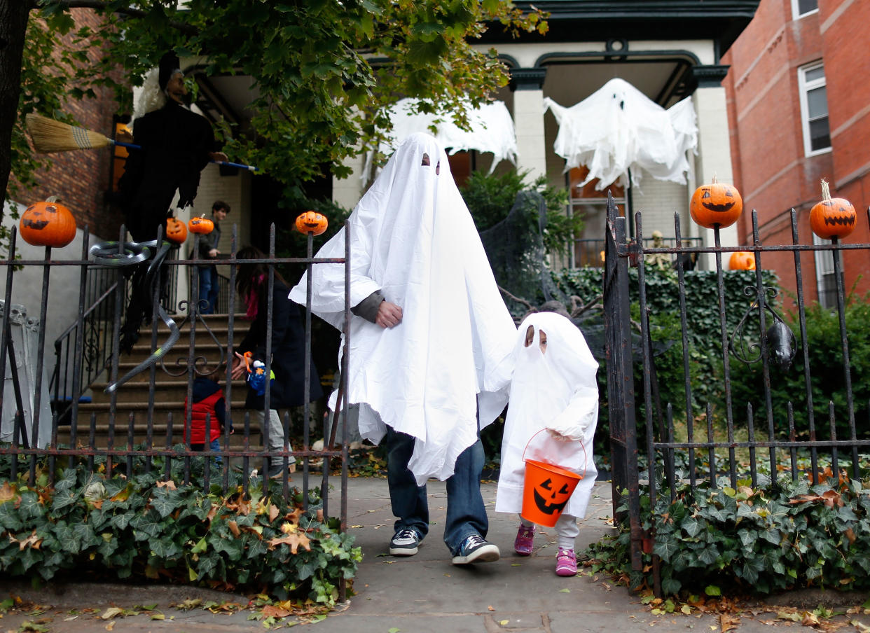 A woman with extreme social anxiety hopes to find an experienced sitter to help take her children trick-or-treating. (Photo: Jemal Countess/Getty Images)