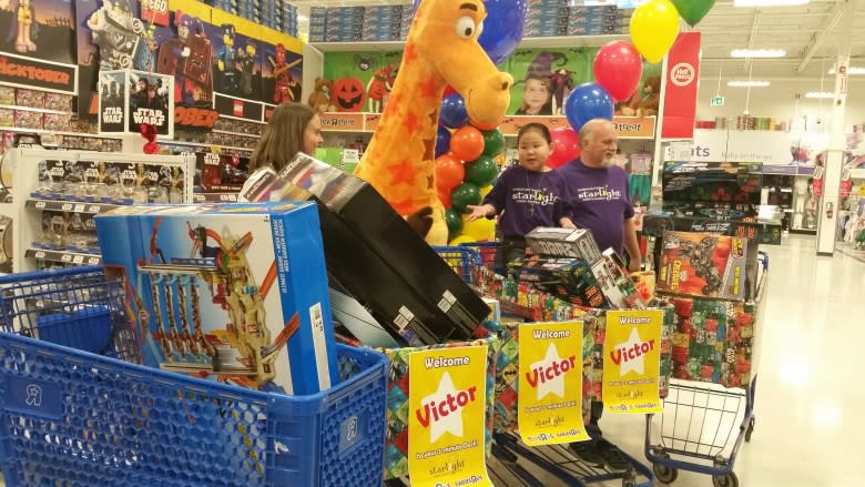 Nunavut boy battling serious illness 'happiest kid in the world' after toy shopping spree