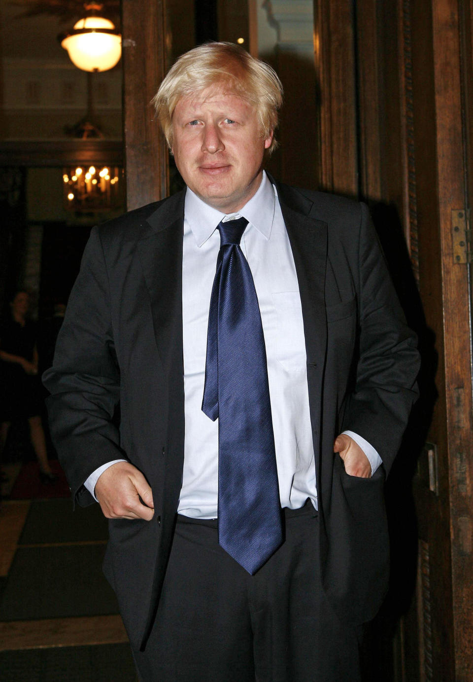 Boris Johnson arrives at the 'Evening Standard 1000 Most Influential People 2008' at the Wallace Collection in central London.