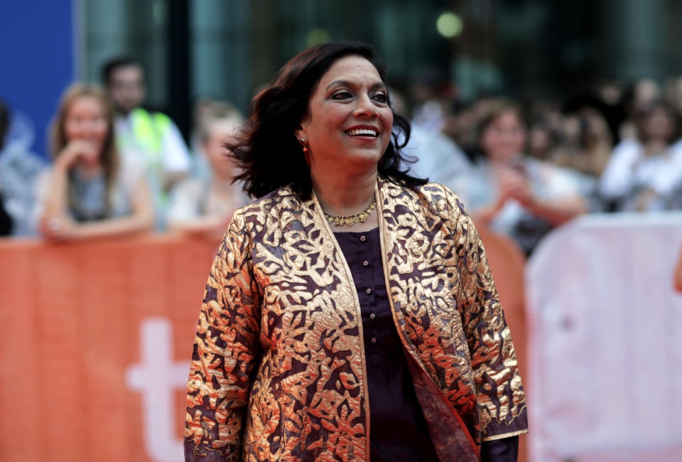 Mira Nair attends the “Queen of Katwe” premiere on day 3 of the Toronto International Film Festival at Roy Thomson Hall on Saturday, Sept. 10, 2016, in Toronto. (Photo by Jesse Herzog/Invision/AP)