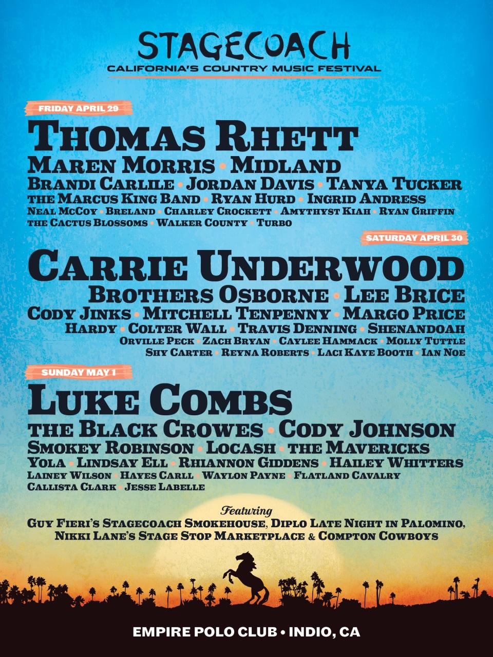 Stagecoach Festival 2022 Flyer