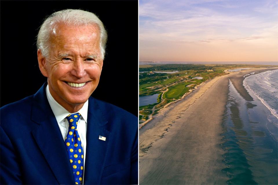 joe biden, kiawah island