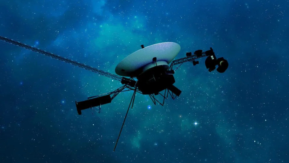An artist's rendering of Voyager 1 in interstellar space.  / Credit: NASA/JPL-Caltech