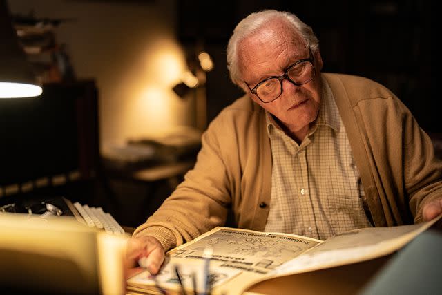 <p>Bleecker Street</p> Anthony Hopkins as Nicholas Winton in 'One Life'