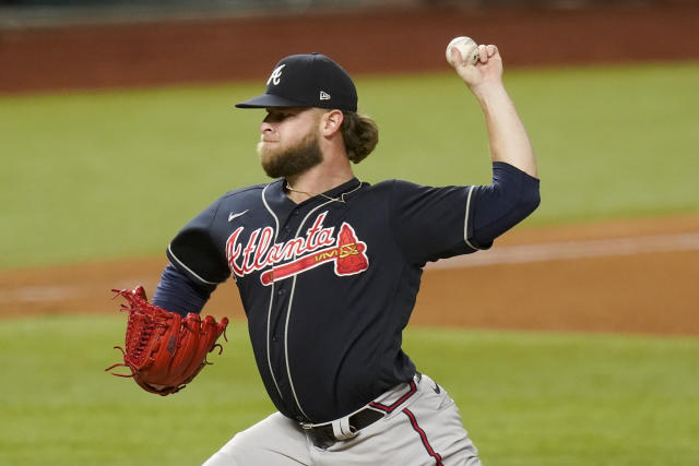 Texas natives Minter for Braves, May for Dodgers in NLCS G5