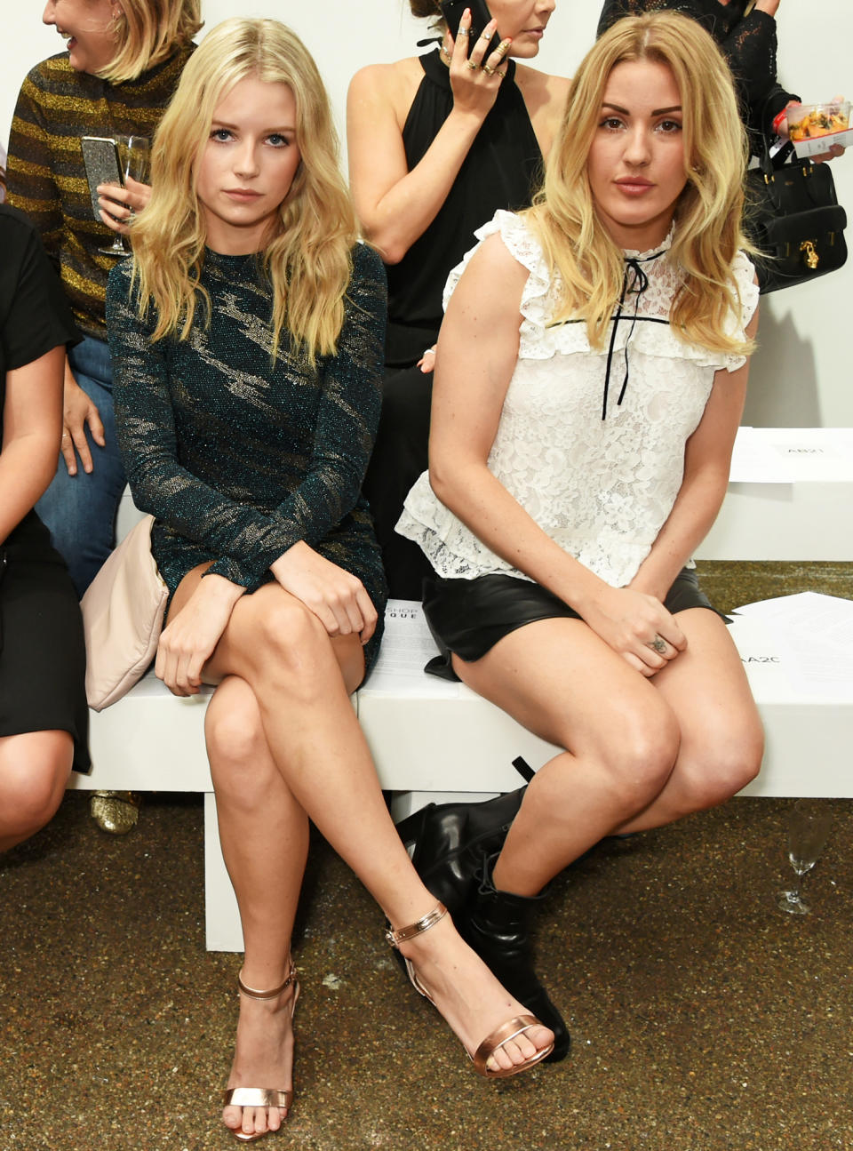 Lottie Moss and Ellie Goulding