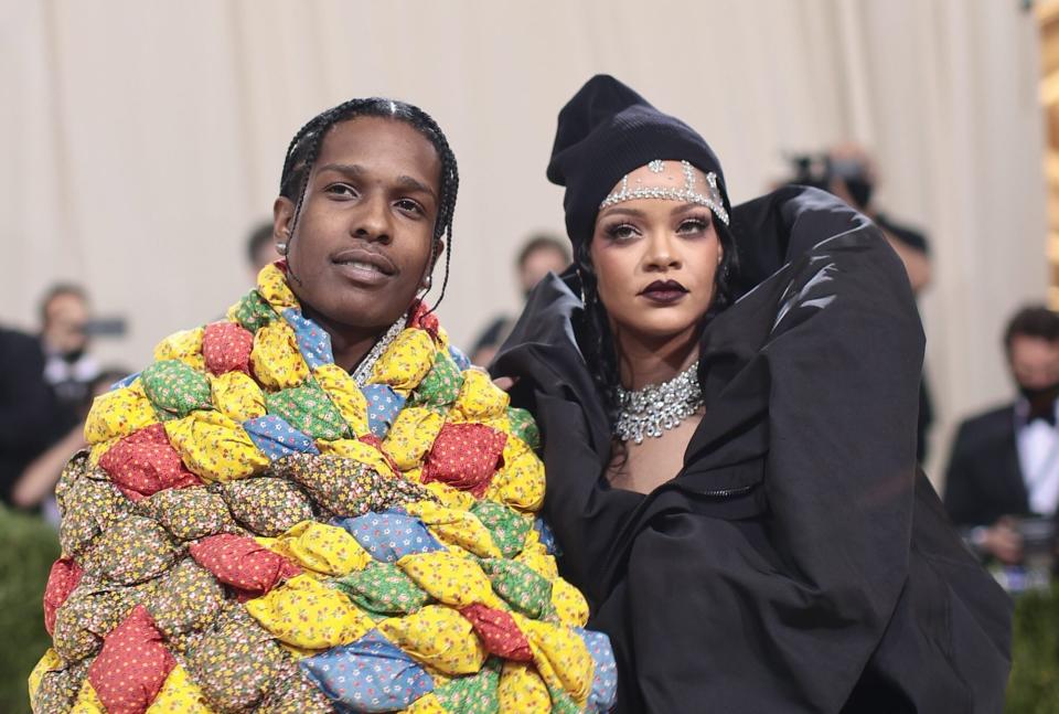 Rihanna ASAP Rocky Met Gala