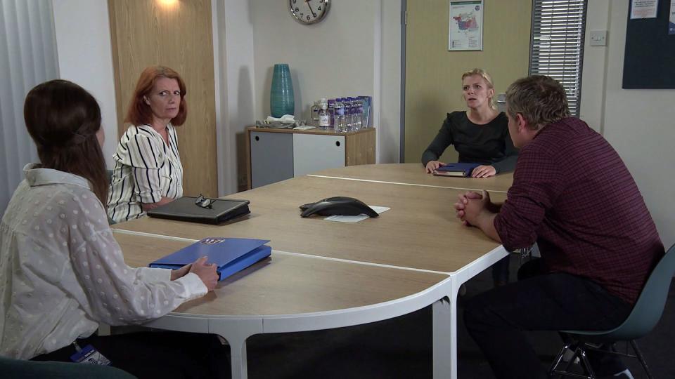 Monday, October 5: Leanne and Steve meet with the hospital mediator