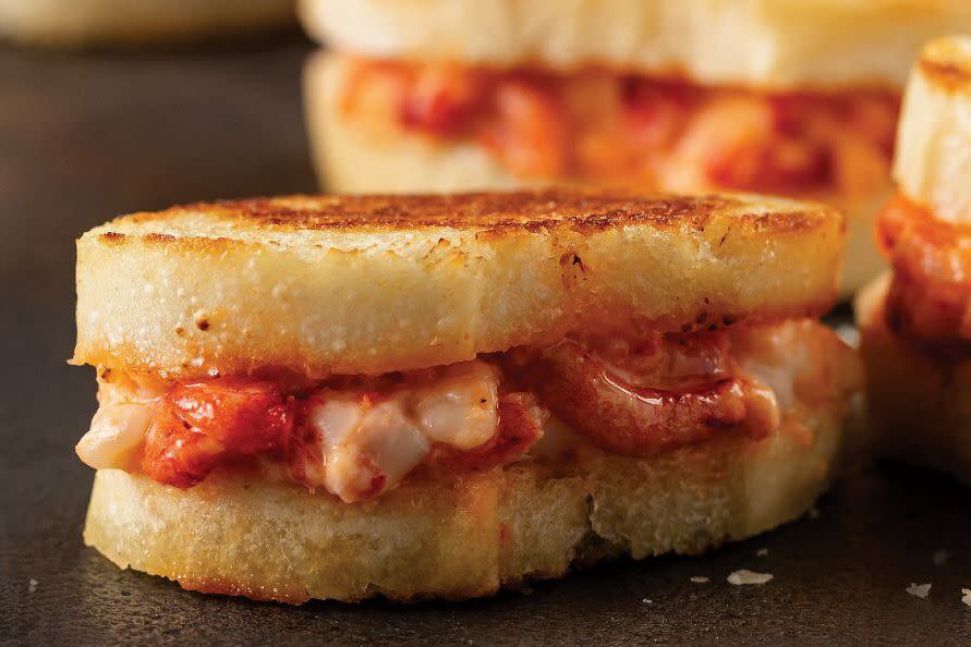 Mini Lobster Grilled Cheese Sandwiches 
