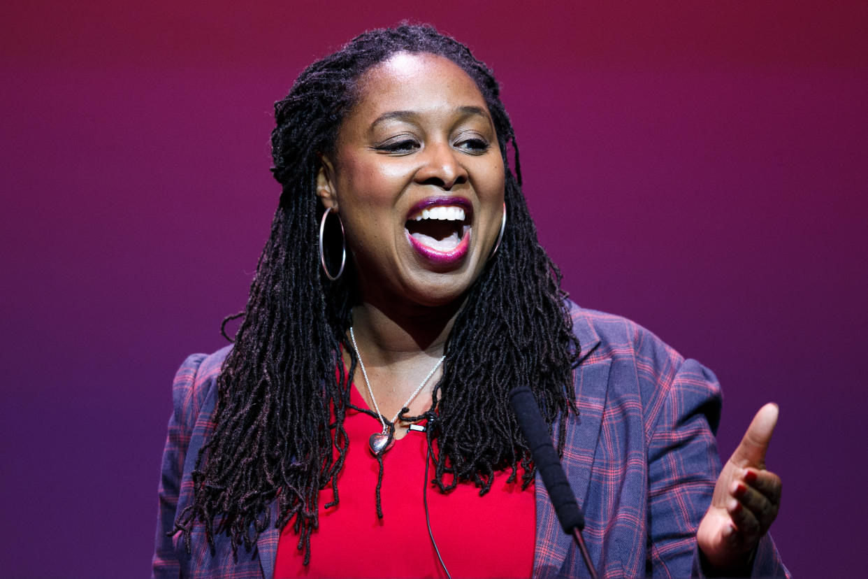 Dawn Butler at a Labour Party deputy leadership hustings in Glasgow. (Getty Images)