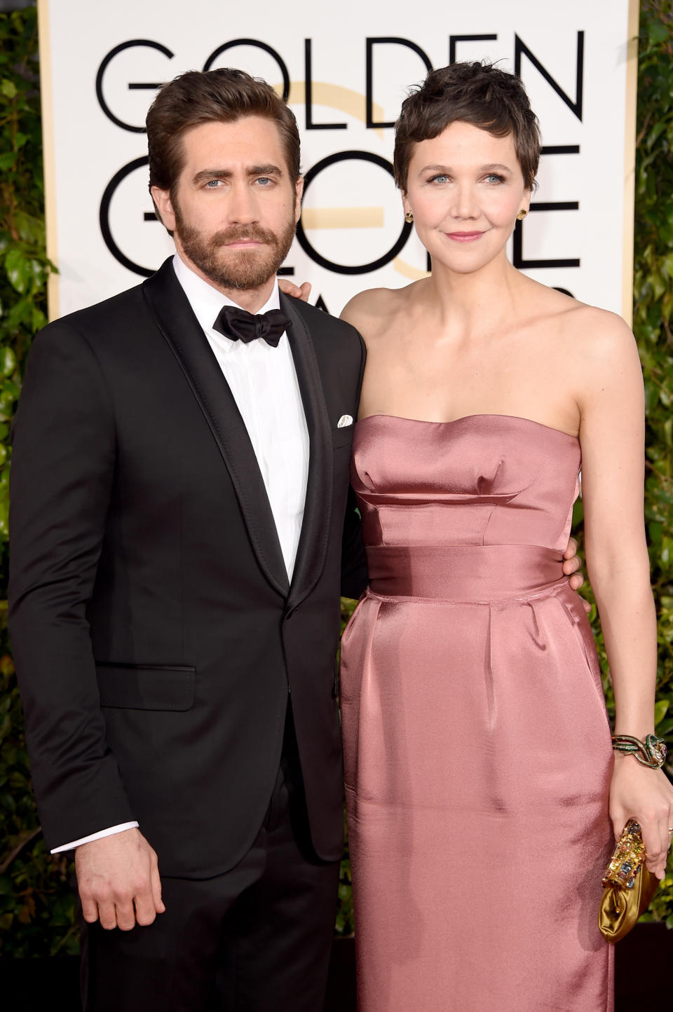 Jake with his sister Maggie at the 72nd Annual Golden Globe Awards in January 11, 2015 [Photo: Getty Images]