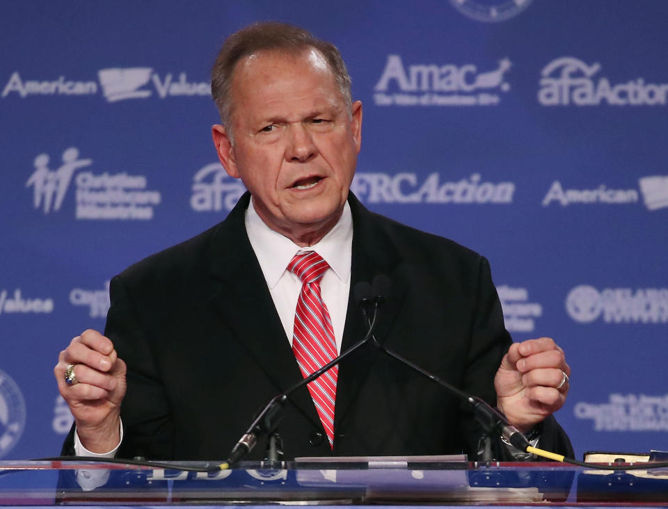 Republican Roy Moore, former chief justice of the Alabama Supreme Court, is running for the U.S. Senate. (Photo: Mark Wilson via Getty Images)