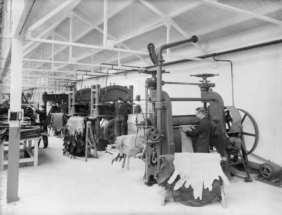 The original tannery factory. Photo: Galliard Homes