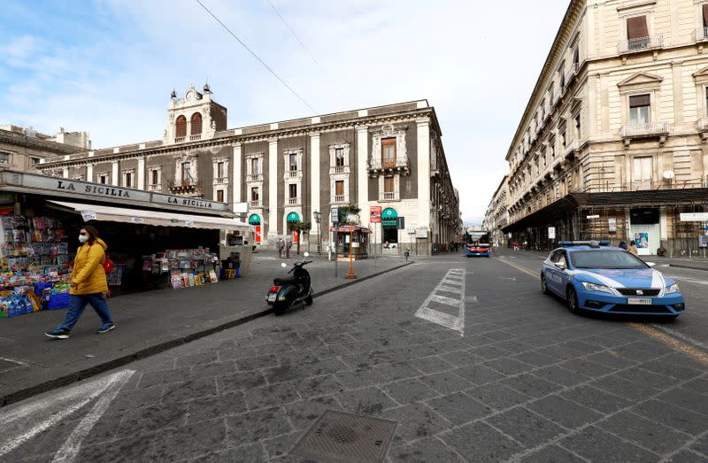 FILE PHOTO: Outbreak of the coronavirus disease (COVID-19), in Catania