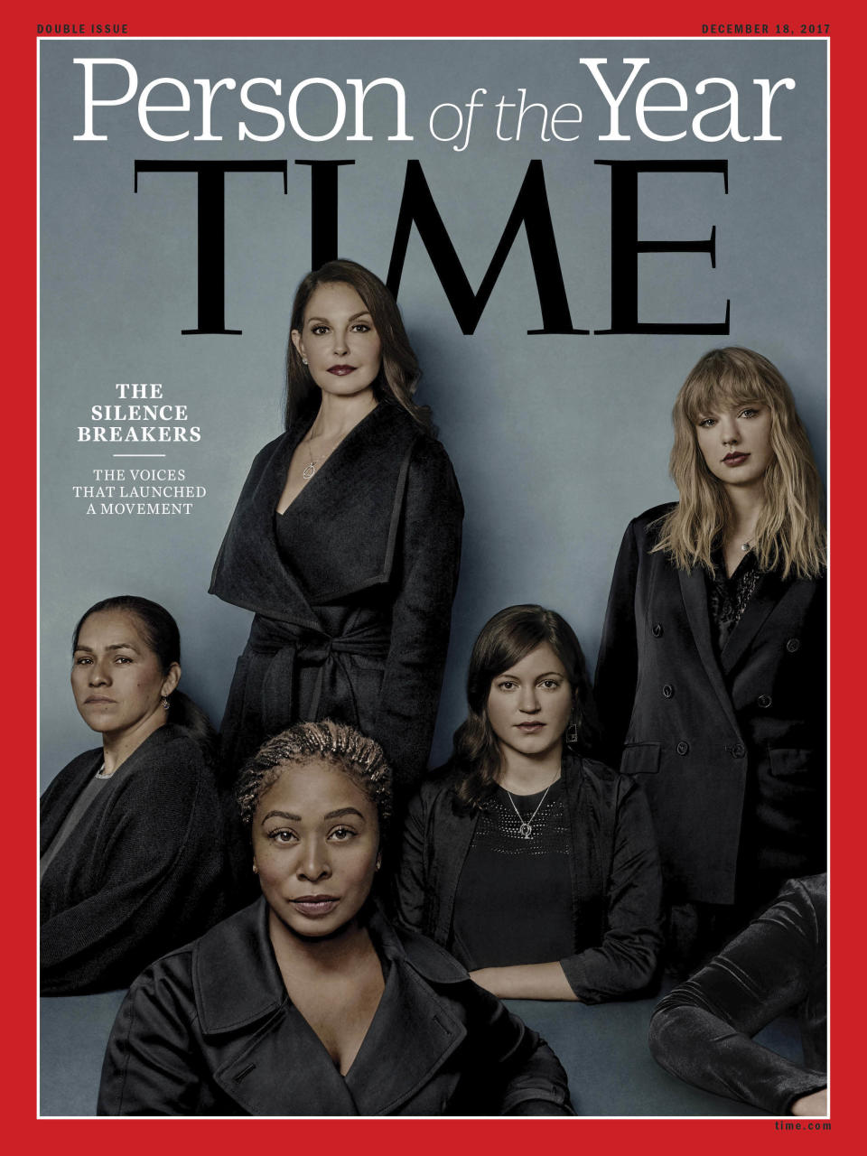 Das Cover des aktuellen TIME-Magazins: „Silence Breakers“ als „Person of the Year“. (Bild: AP Photo)