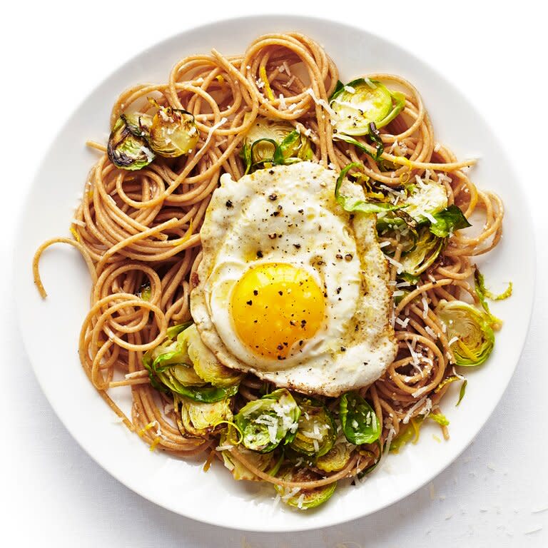 Spaghetti with Brussels Sprouts