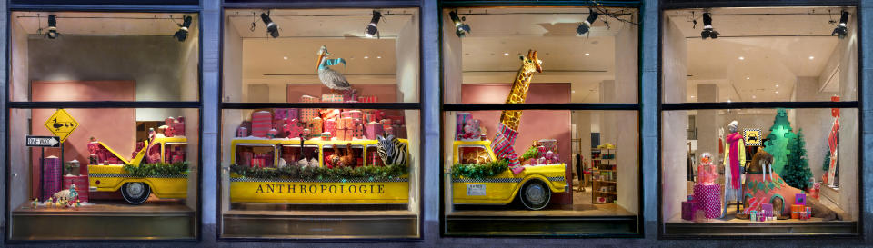 An example of Anthropologie’s visual displays.