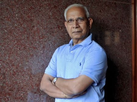 J.V.R. Prasada Rao, United Nations special envoy for AIDS in Asia and the Pacific, poses inside his residence in Bengaluru, India, October 7, 2015. REUTERS/Abhishek N. Chinnappa