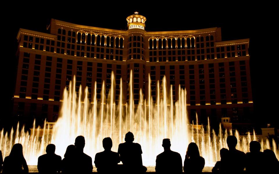 The fountains of the Bellagio - istock