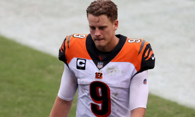 Cincinnati Bengals quarterback Joe Burrow on Sunday.