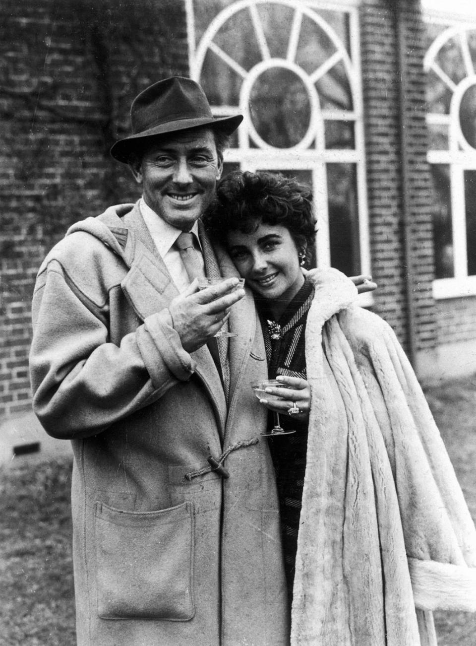 Elizabeth Taylor and Michael Wilding