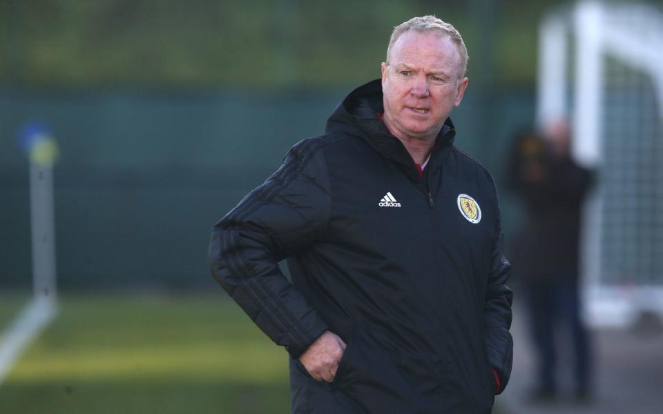 Alex McLeish's Scotland squad has been stripped by withdrawals and is down to the bare bones - PA