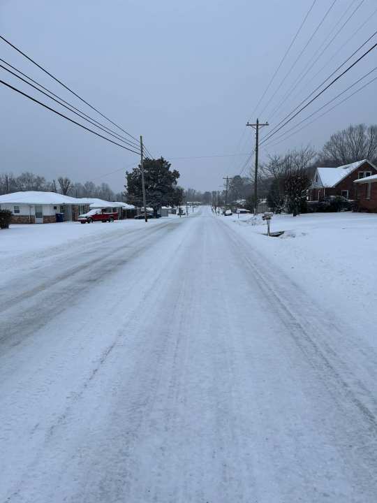 Snow in Wayne County (Courtesy: Wayne County Sheriff’s Office)