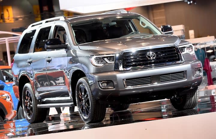 2018 Toyota Sequoia TRD Sport front quarter right photo