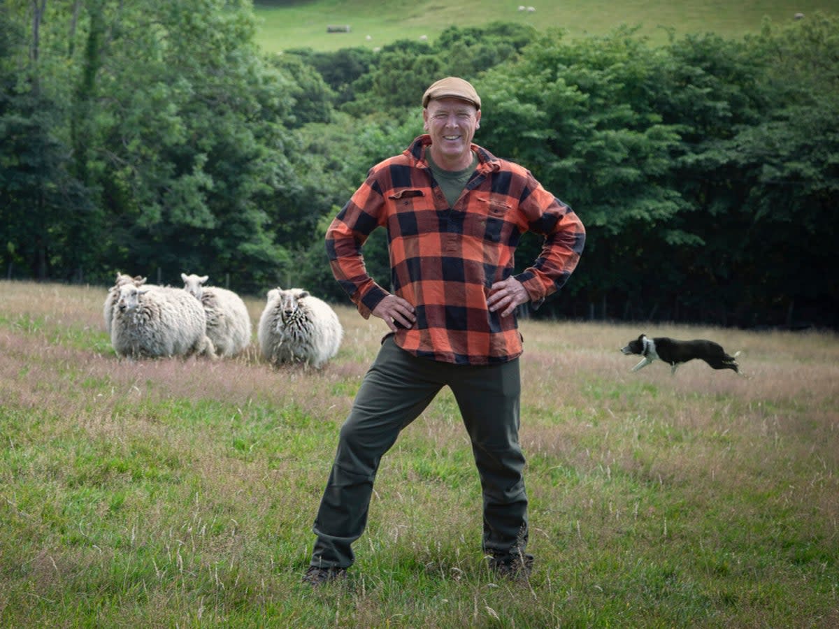 Welsh Farmer Gareth Wyn Jones at his farm on Llanfairfechan (Picture Mandy Jones )