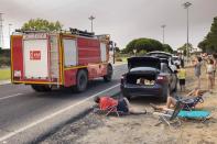 <p>Un incendio enorme llegó a la reserva de la biosfera de la UNESCO en el sur de España, provocando la evacuación de cientos de personas. (FOTO: EFE). </p>